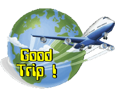 Messages English Good Trip Transparent Background 06 