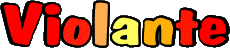 Prénoms FEMININ - Italie V Violante 