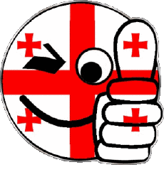 Bandiere Asia Georgia Faccina - OK 