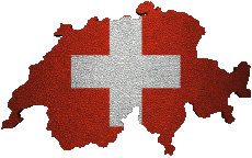 Flags Europe Swiss Map 