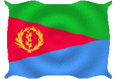 Bandiere Africa l'Eritrea Sventola 