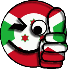 Fahnen Afrika Burundi Smiley - OK 