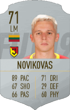 Multi Media Video Games F I F A - Card Players Lithuania Arvydas Novikovas 