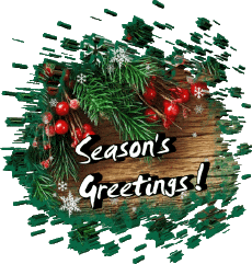 Messages Anglais Season's Greetings Serie 11 