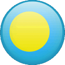 Drapeaux Océanie Palaos Rond 