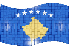 Fahnen Europa Kosovo Rechteck 