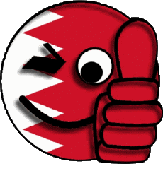 Banderas Asia Bahréin Smiley - OK 