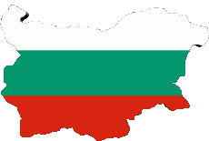 Flags Europe Bulgaria Map 