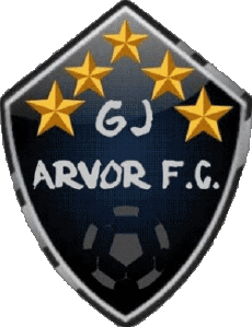 Sports FootBall Club France Logo Bretagne 29 - Finistère GJ Arvor FC 