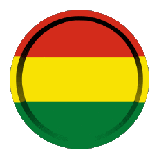 Fahnen Amerika Bolivien Rund - Ringe 