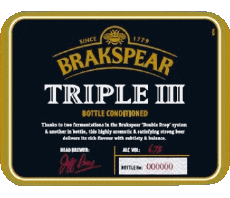 Triple-Boissons Bières Royaume Uni Brakspear Triple