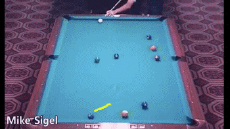 Mike Sigel-Humor -  Fun Sport Billard Best Off Shot 