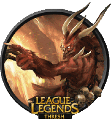 Tresh-Multi Média Jeux Vidéo League of Legends Icônes - Personnages 2 Tresh