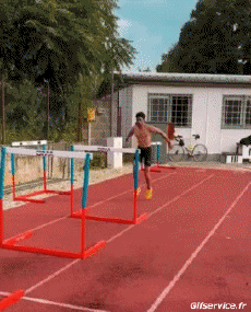 Humor -  Fun Sports Hurdle Jump Serie 01 