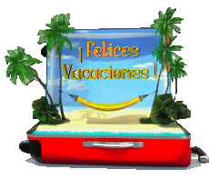 Messages Espagnol Felices Vacaciones Fond Transparent 19 