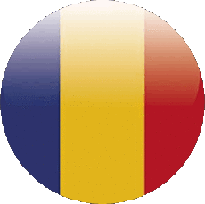Drapeaux Europe Roumanie Rond 