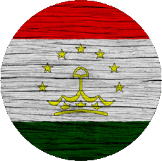 Flags Asia Tajikistan Round 