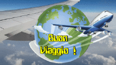 Nachrichten Italienisch Buon Viaggio Animierter Hintergrund 001 