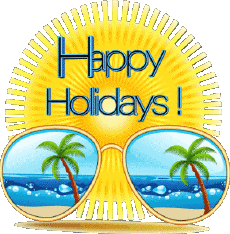 Messages English Happy Holidays Transparent Background 18 