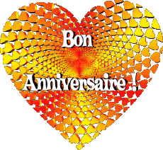 Messages French Bon Anniversaire Coeur 008 