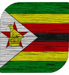 Banderas África Zimbabue Plaza 