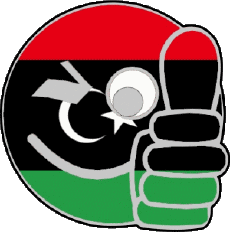 Banderas África Libia Smiley - OK 