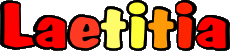 Nombre FEMENINO - Francia L Laetitia 