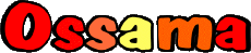 First Names MASCULINE - Maghreb Muslim O Ossama 