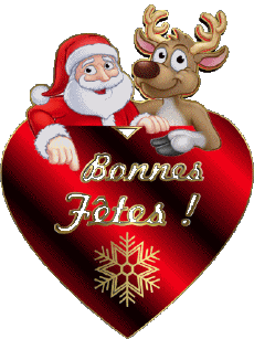 Mensajes Francés Bonnes Fêtes (Noël) Série 07 