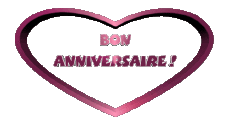 Messages French Bon Anniversaire Coeur 002 