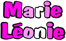 Nombre FEMENINO - Francia M Compuesto Marie Léonie 