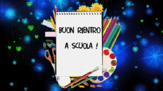 Nachrichten Italienisch Buon Rientro a Scuola Animierter Hintergrund 008 