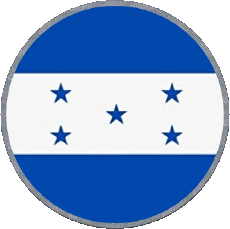 Fahnen Amerika Honduras Runde 