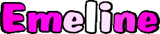 Vorname WEIBLICH - Frankreich E Emeline 