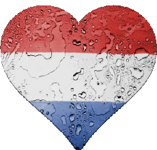 Banderas Europa Países Bajos Corazón 