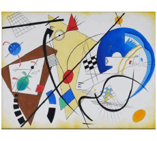 Humour - Fun Art Artiste  Peintre Wassily Kandinsky 