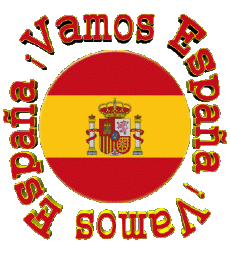 Nachrichten Spanisch Vamos España Bandera 