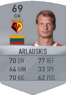 Multi Media Video Games F I F A - Card Players Lithuania Giedrius Arlauskis 