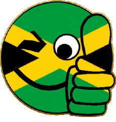 Flags America Jamaica Smiley - OK 