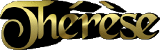 Nombre FEMENINO - Francia T Thérèse 