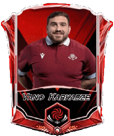 Sports Rugby - Joueurs Géorgie Equipe 2025 Vano Karkadze 