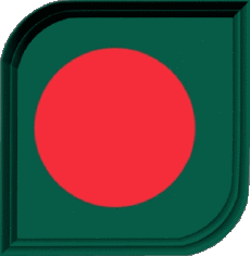 Flags Asia Bangladesh Square 