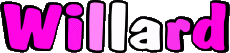 First Names MASCULINE -  UK - USA - IRL - AUS - NZ W Willard 