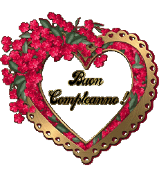 Nachrichten Italienisch Buon Compleanno Cuore 003 
