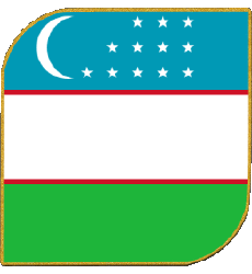 Banderas Asia Uzbekistán Plaza 