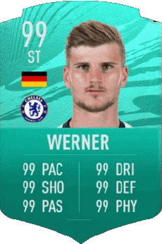 Multi Media Video Games F I F A - Card Players Germany Timo Werner 