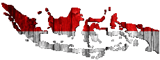 Flags Asia Indonesia Map 