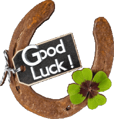 Messages English Good Luck Transparent Background 02 