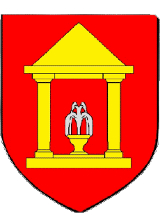 Wappen-Fahnen Frankreich Abteilungen - Städte 03 NERIS LES BAINS 