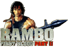 Multi Média Cinéma International Rambo Logo First blood part 2 